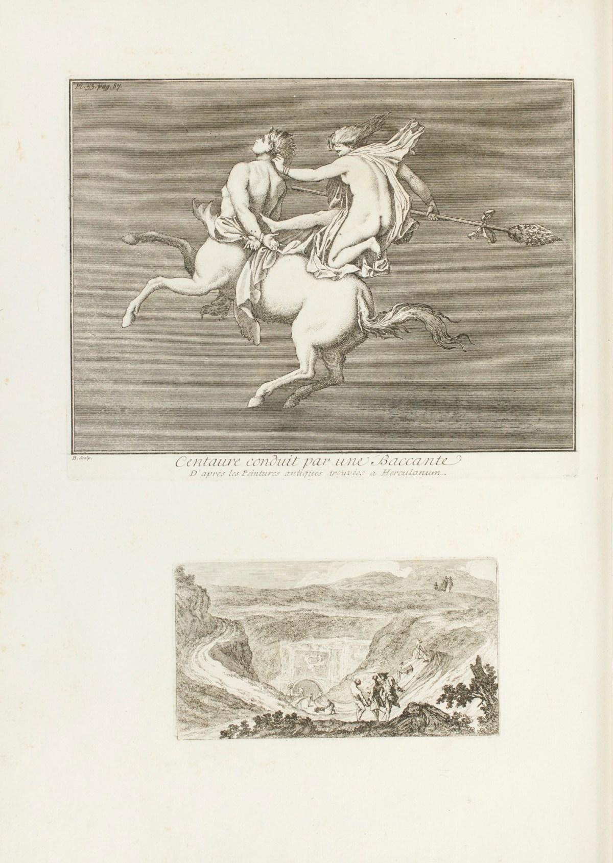 Jean Barbault, 'Centaure conduit par une Baccante.'