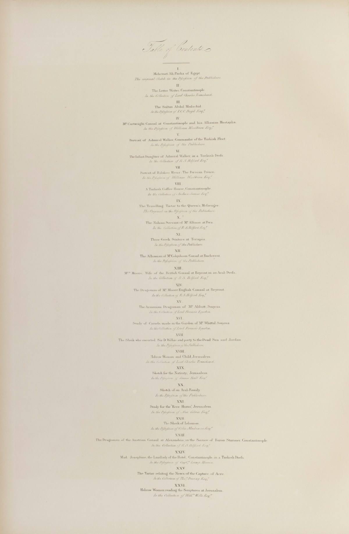Graves and Warmsley (London), Lithographed dedication to William John Marquels of Titchfield