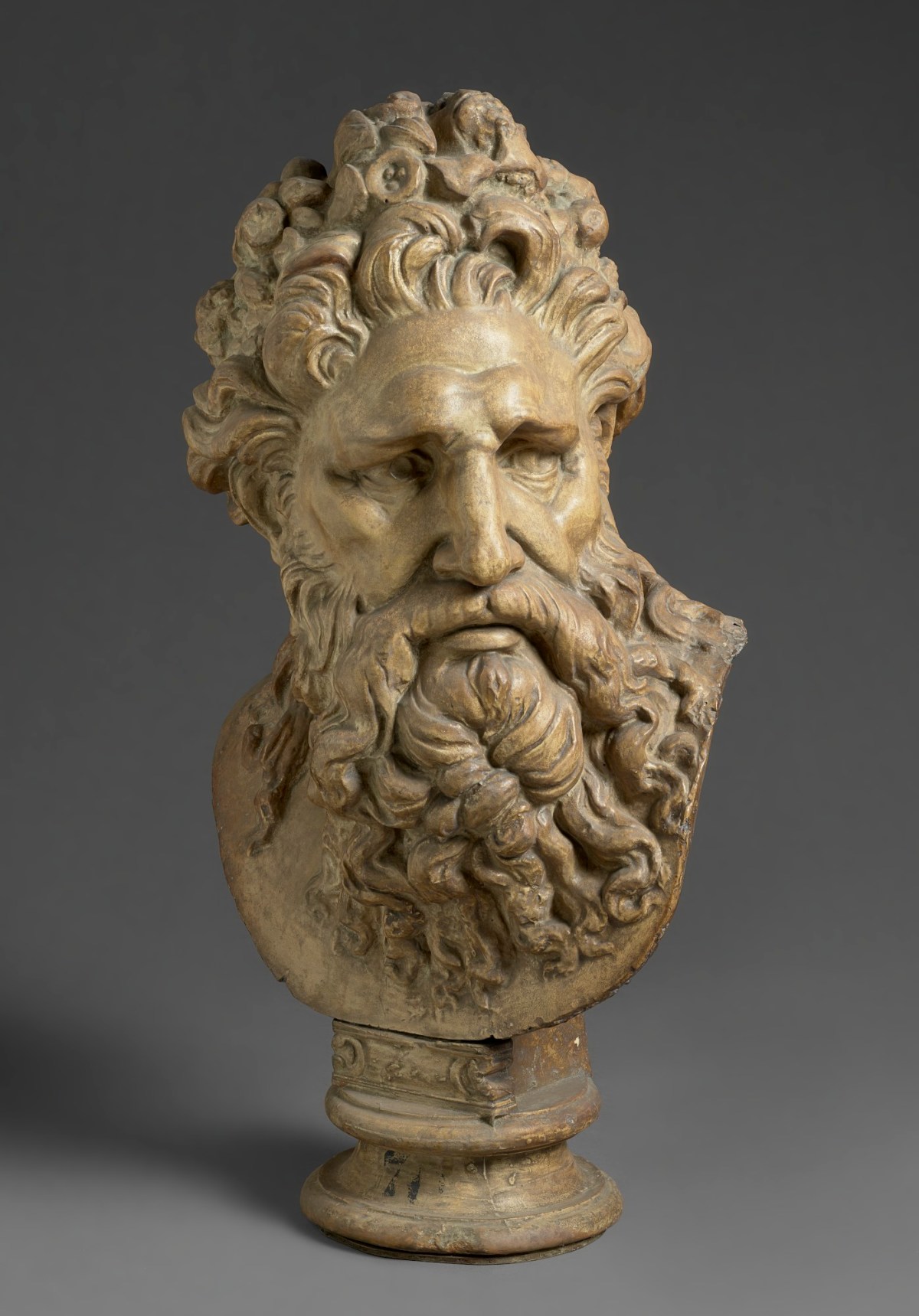 Unknown artist, Cast of Head of bearded man