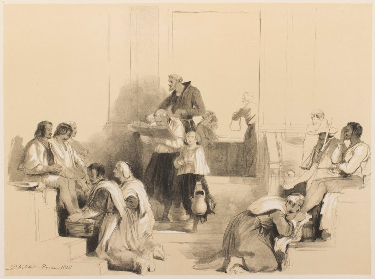 Sir David Wilkie RA, Washing the feet of the Pilgrims