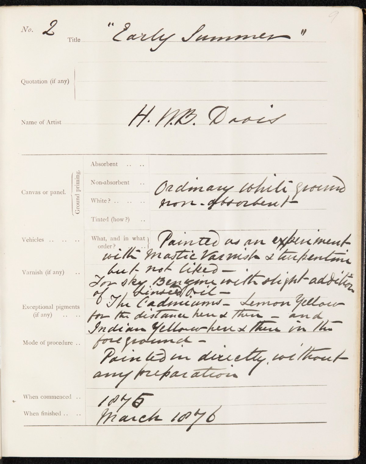 , Members' methods of procedure
