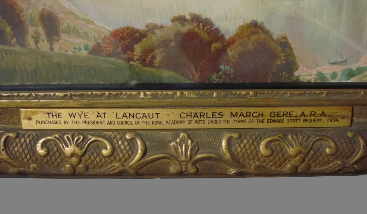 Unknown, Frame for Charles Gere RA 'The Wye at Lancaut'