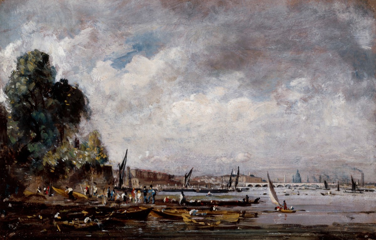 Waterloo Bridge From The Left Bank Of The Thames Works Of Art