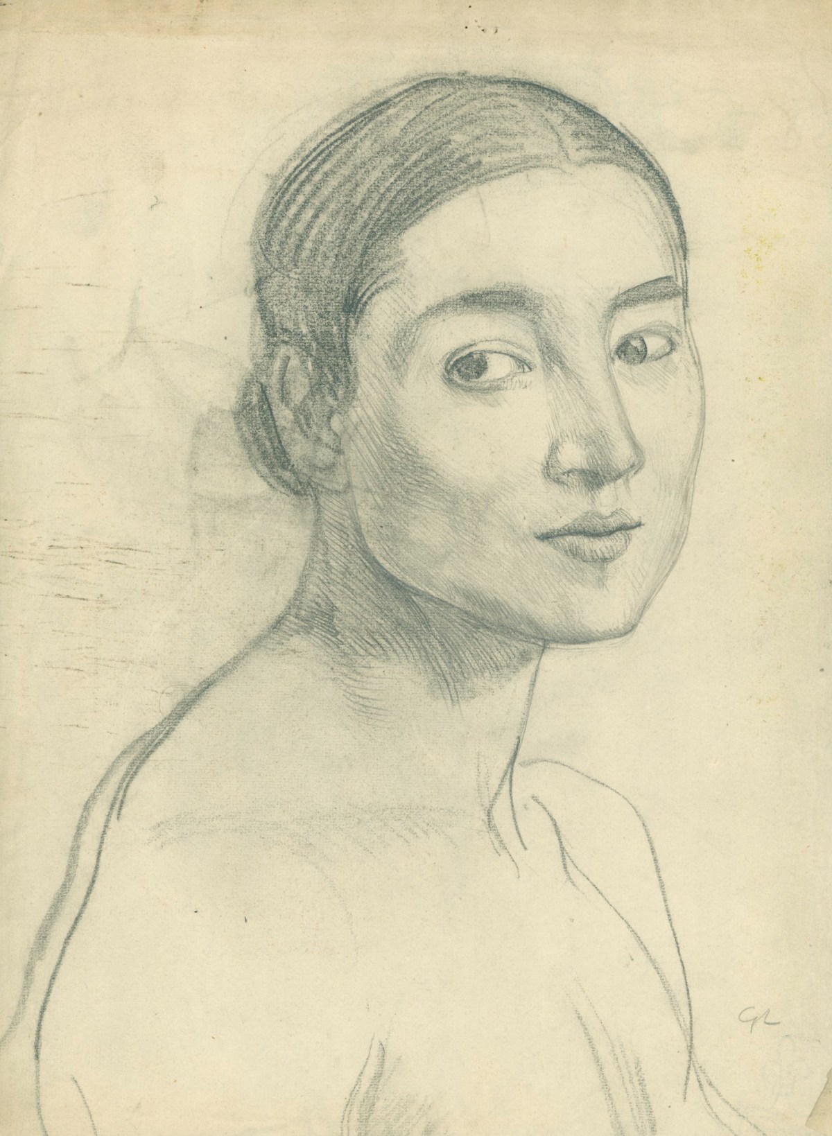 Sir George Clausen RA, Study for 'A Dancer'