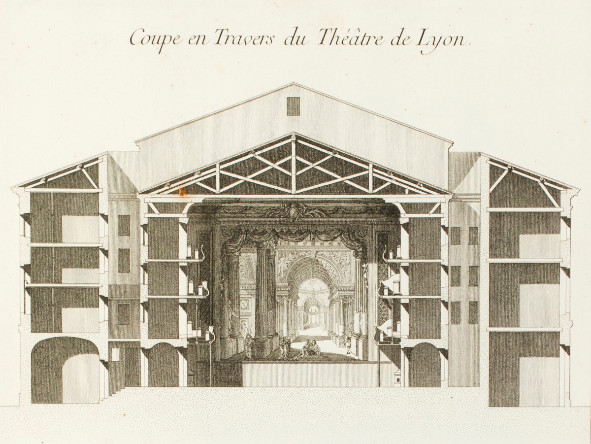 Unsigned, Coupe en Travers du Théâtre de Lyon.