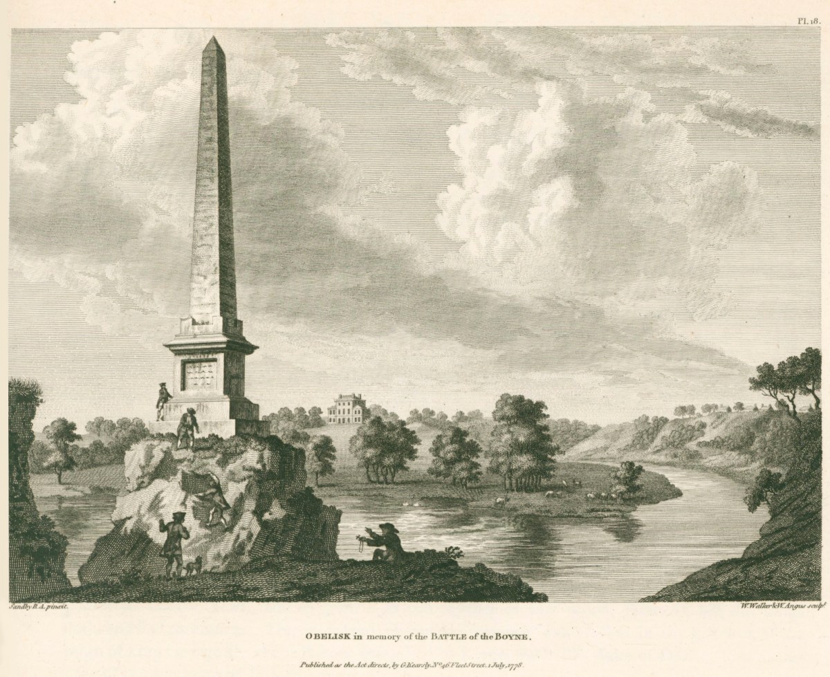 Paul Sandby RA, Obelisk in memory of the Battle of the Boyne