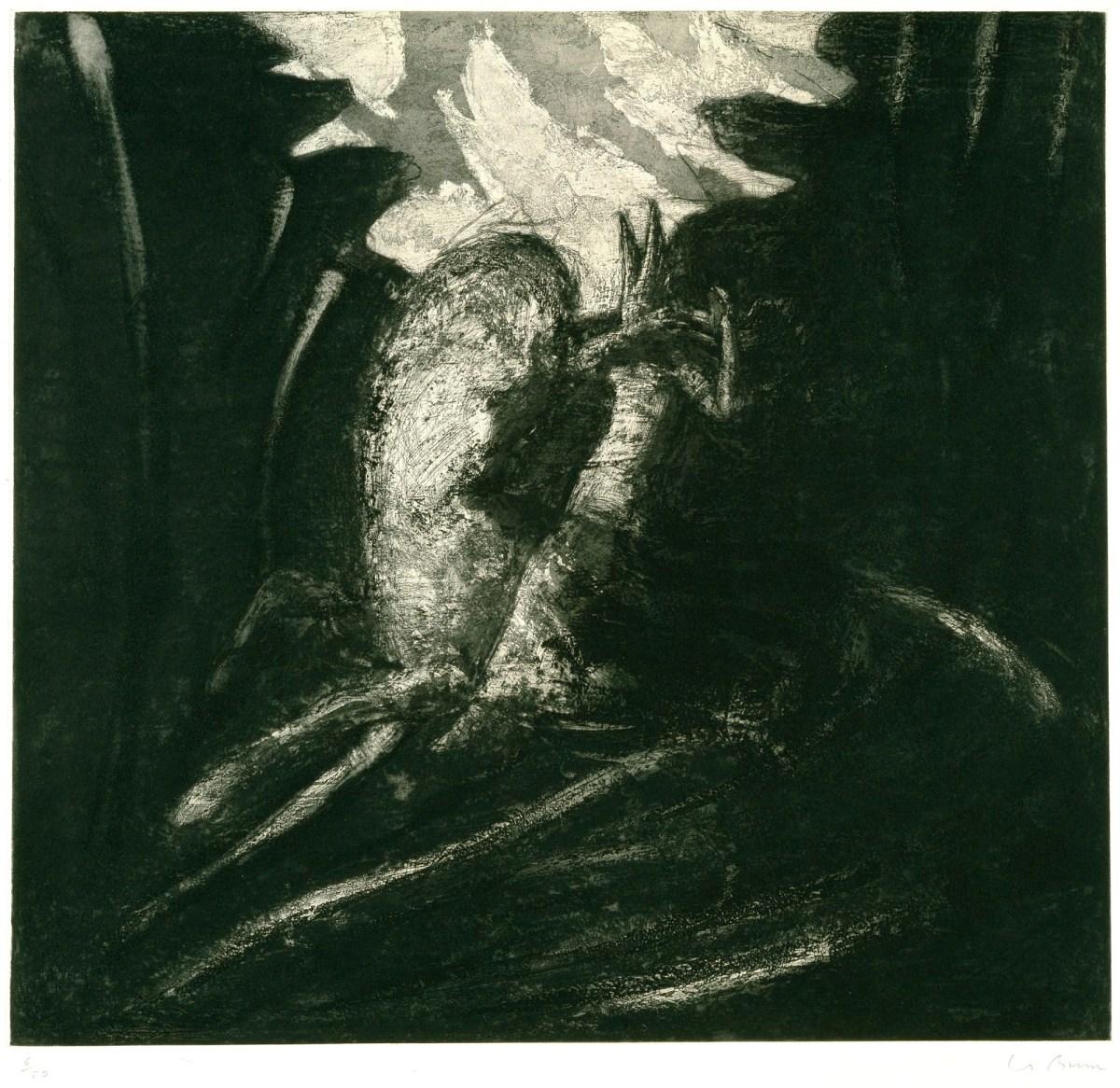 Sir Christopher Le Brun PPRA, Brünnhilde II, LXVI