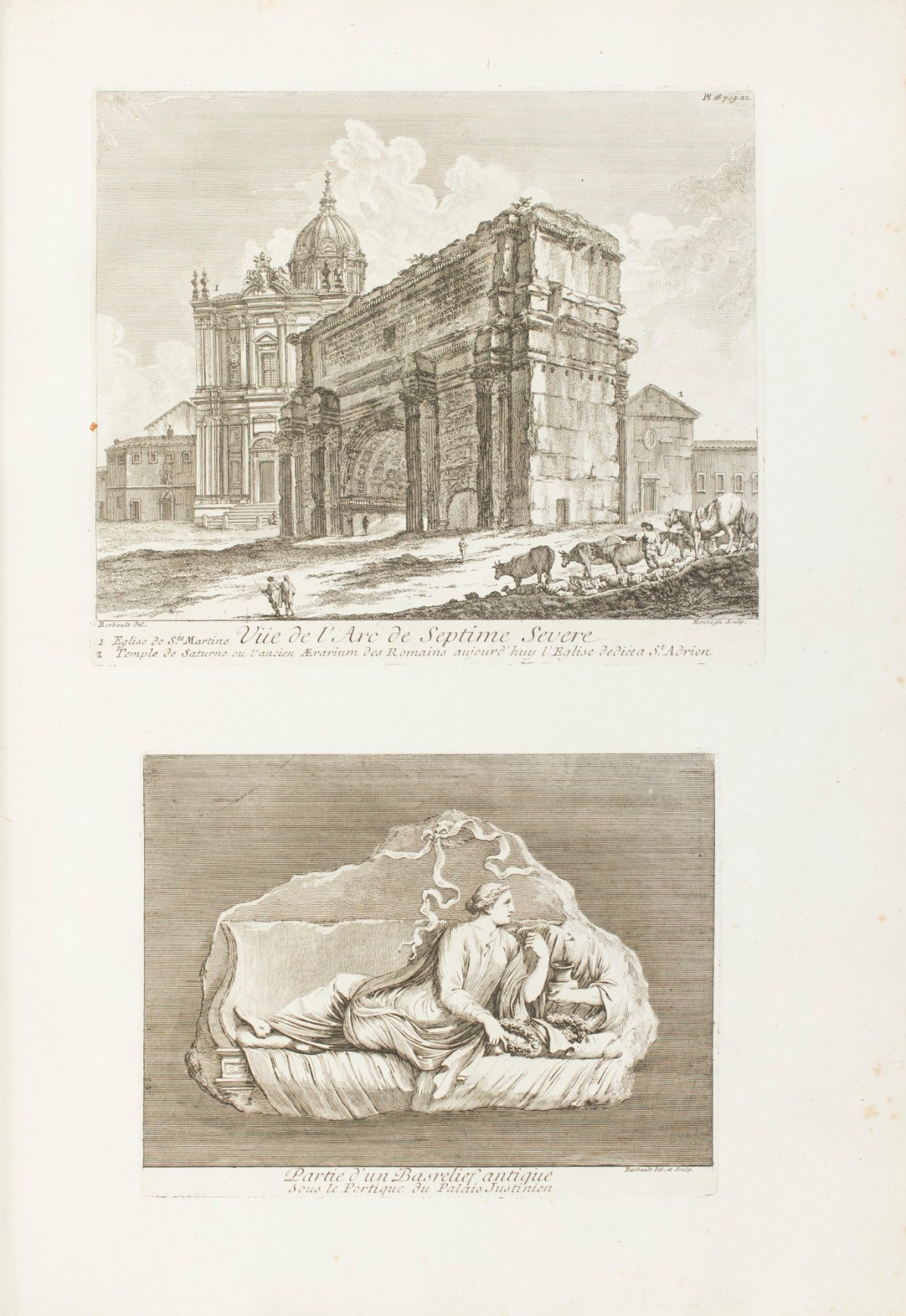 Jean Barbault, 'Vue de l'Arc de Septime Severe.'