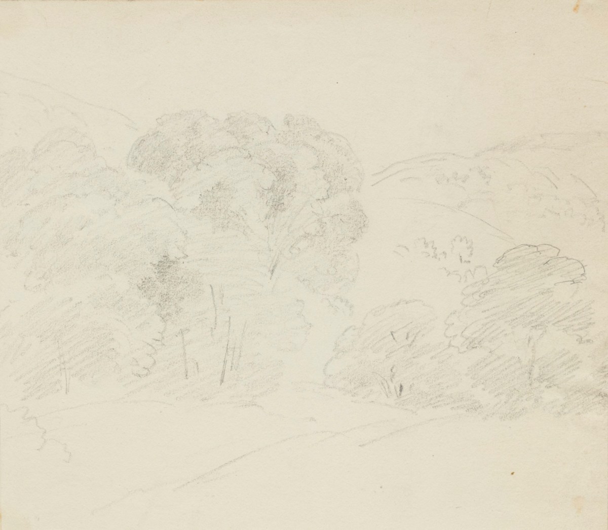 Philip Reinagle RA, Trees with hills