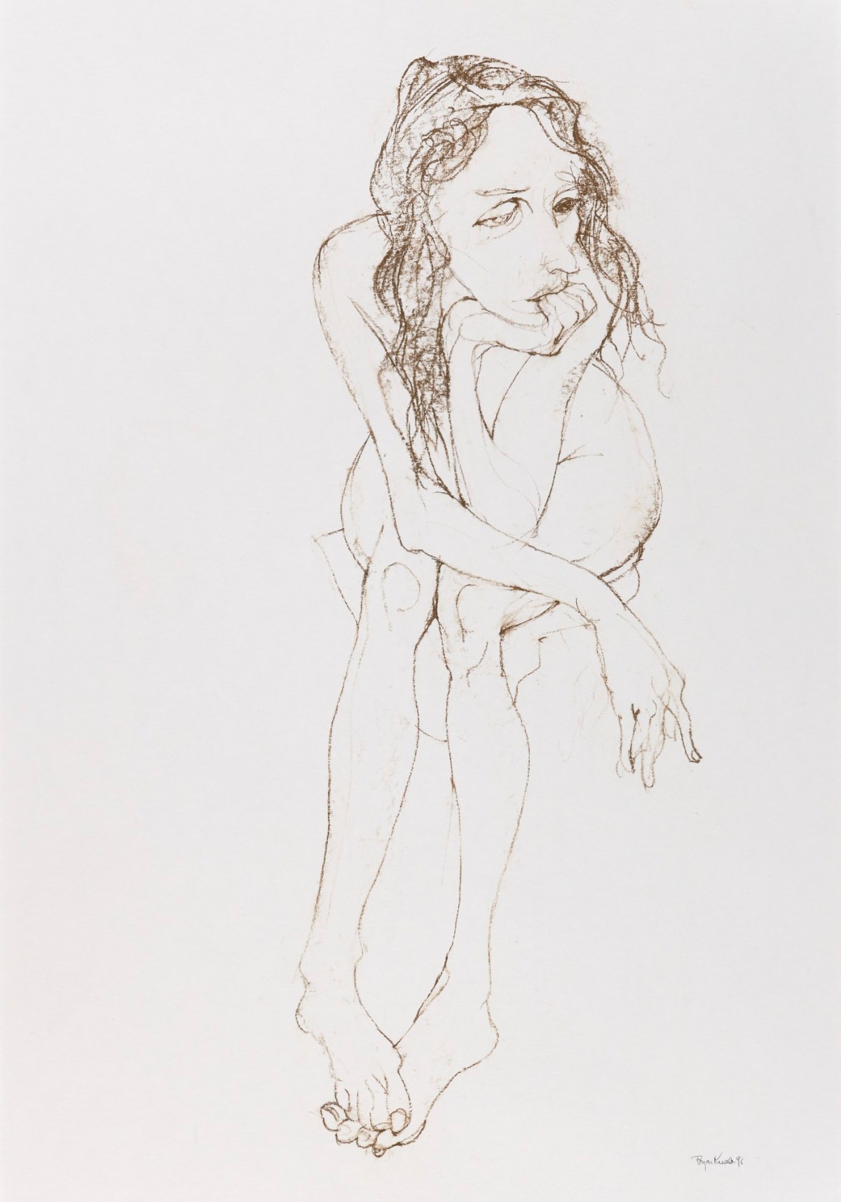 Bryan Kneale RA, Sitting