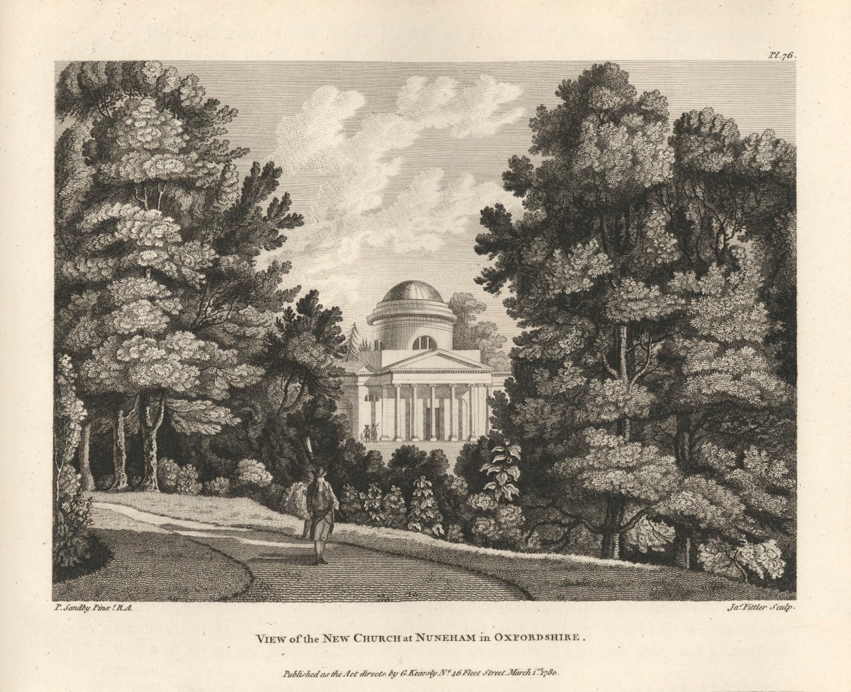 Paul Sandby RA, View of the New Church at Nuneham in Oxfordshire