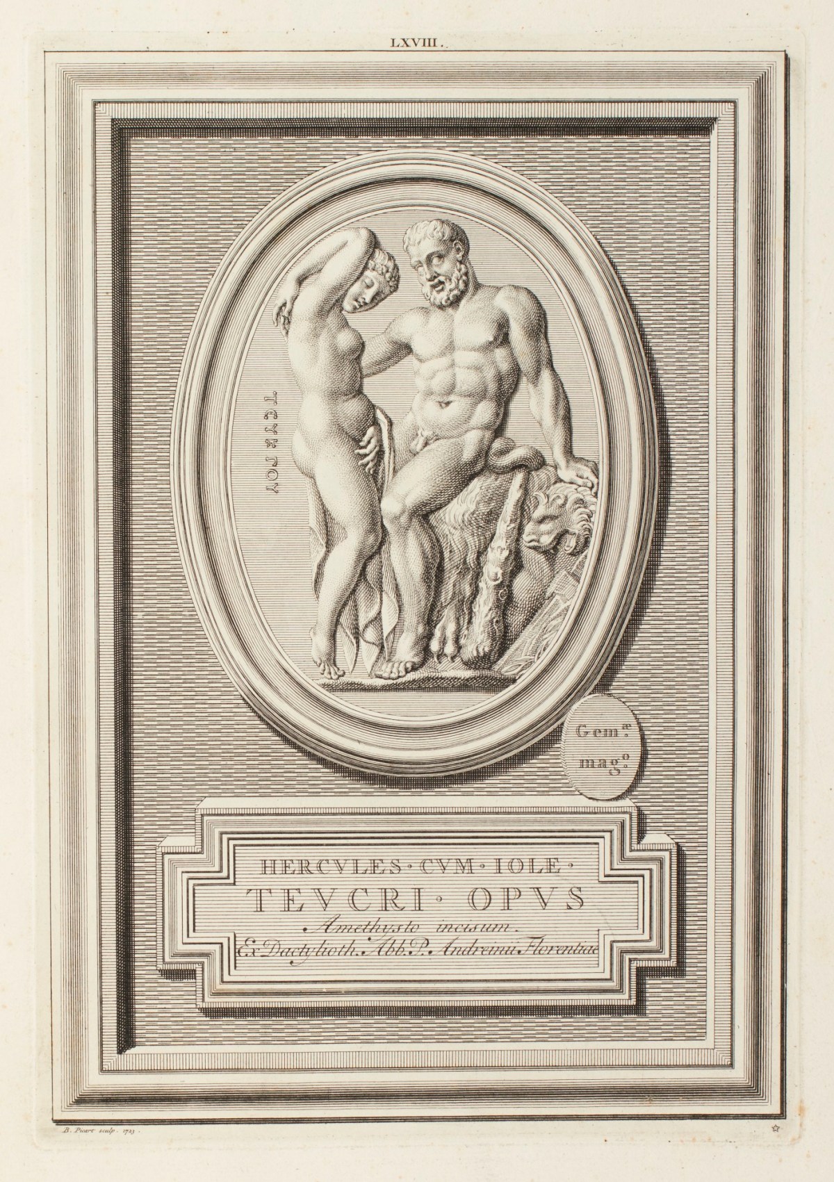 Bernard Picart, Hercules and Iole