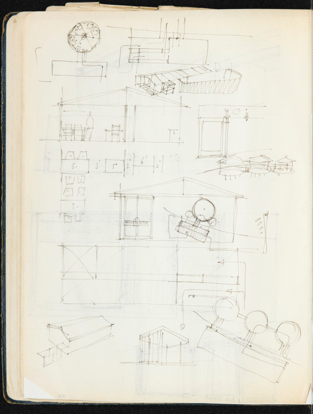 Sir Hugh Casson PRA, Britannia and Glyndebourne sketchbook