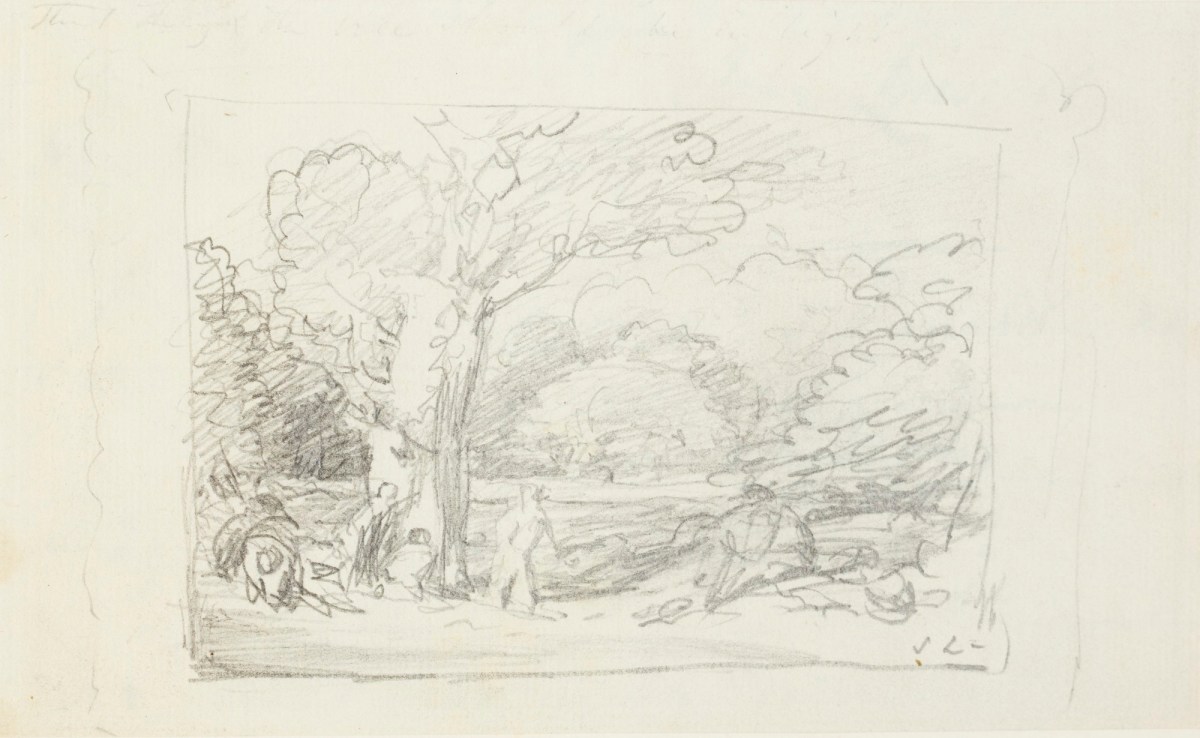 John Linnell, A study for 'Windsor Forest"