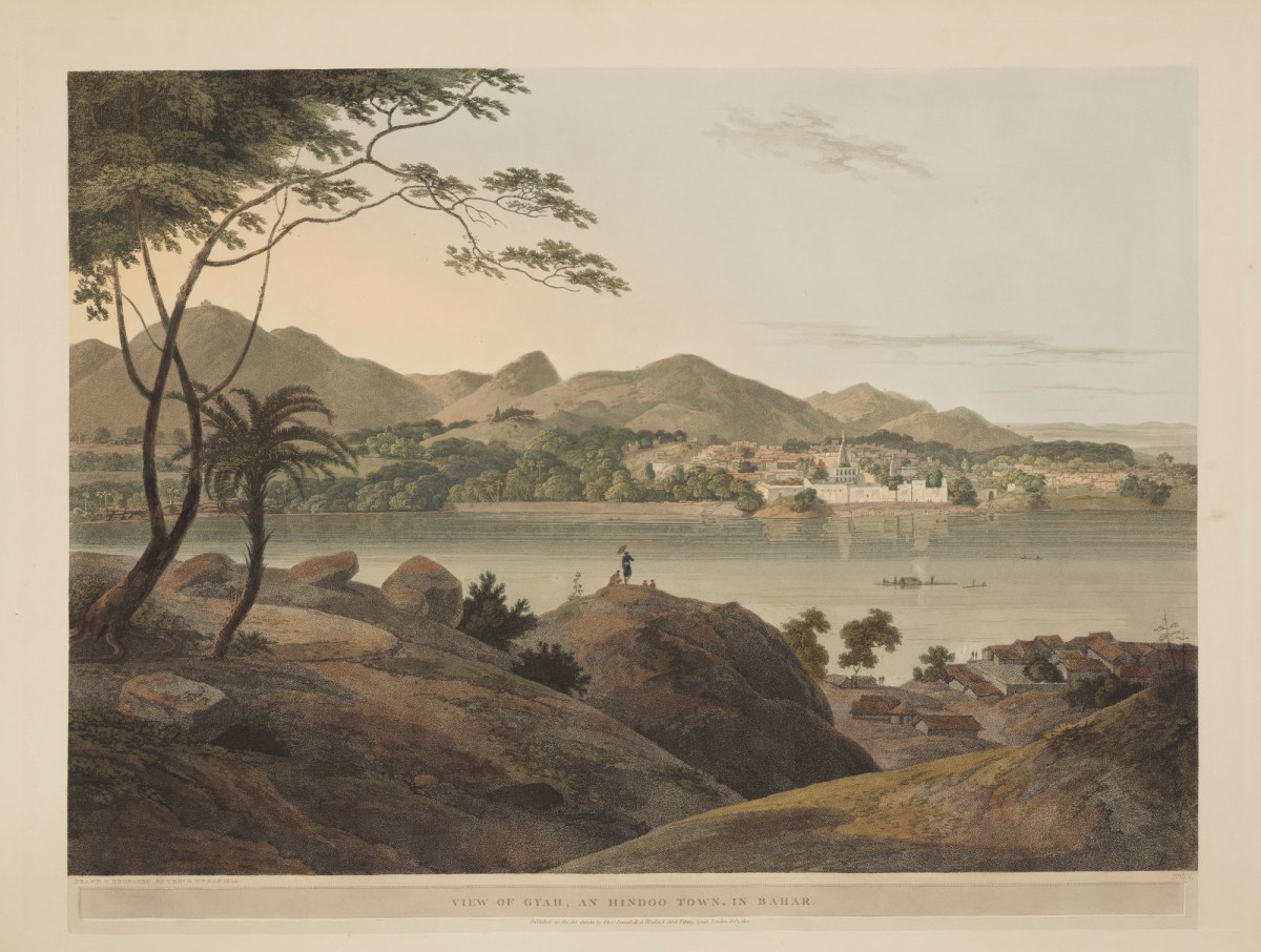 Thomas Daniell RA, View of Gyah, an Hindoo Town in Bahar