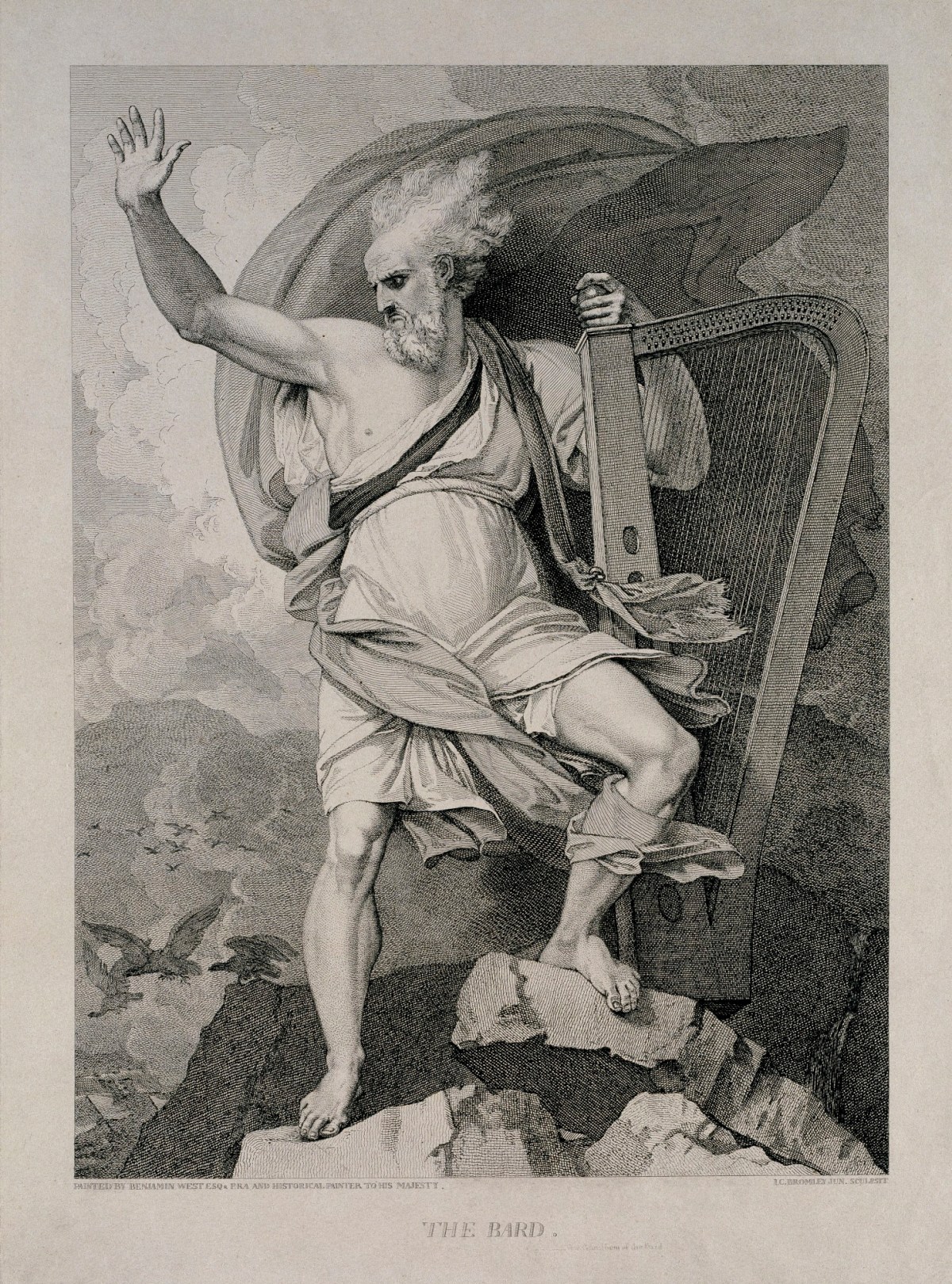 Benjamin West PRA, The Bard