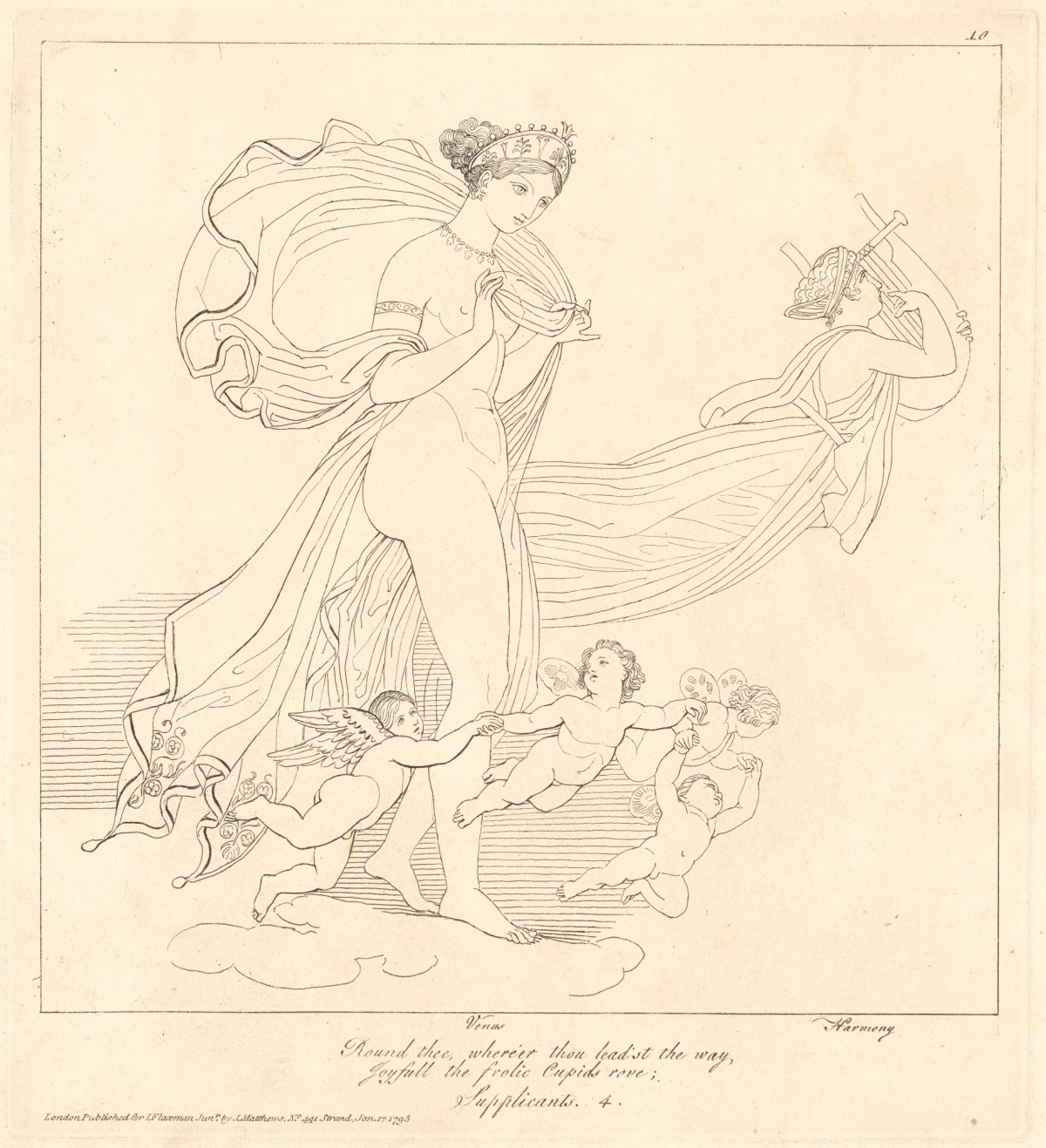 John Flaxman RA, Address to Venus (from The Supplicants)