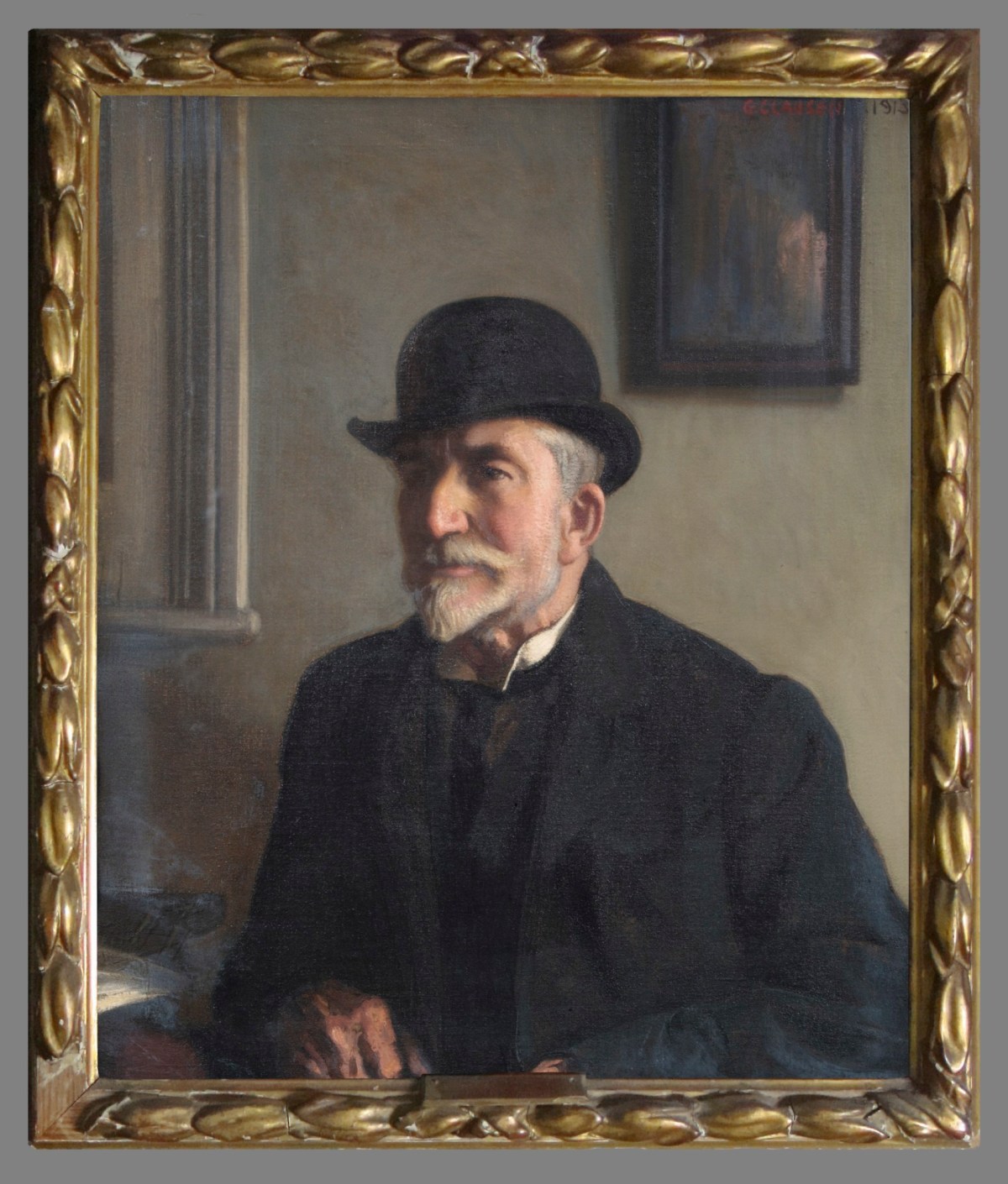 Unknown, Frame for Sir George Clausen RA 'Portrait of James Osborne'