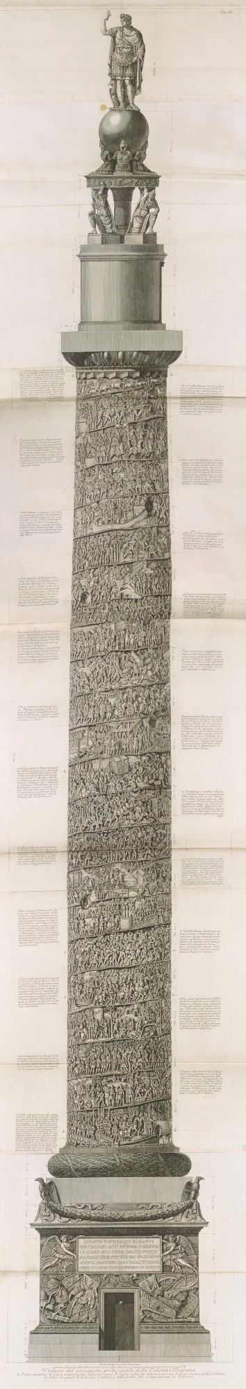 Unsigned, Main view of Trajan's Column