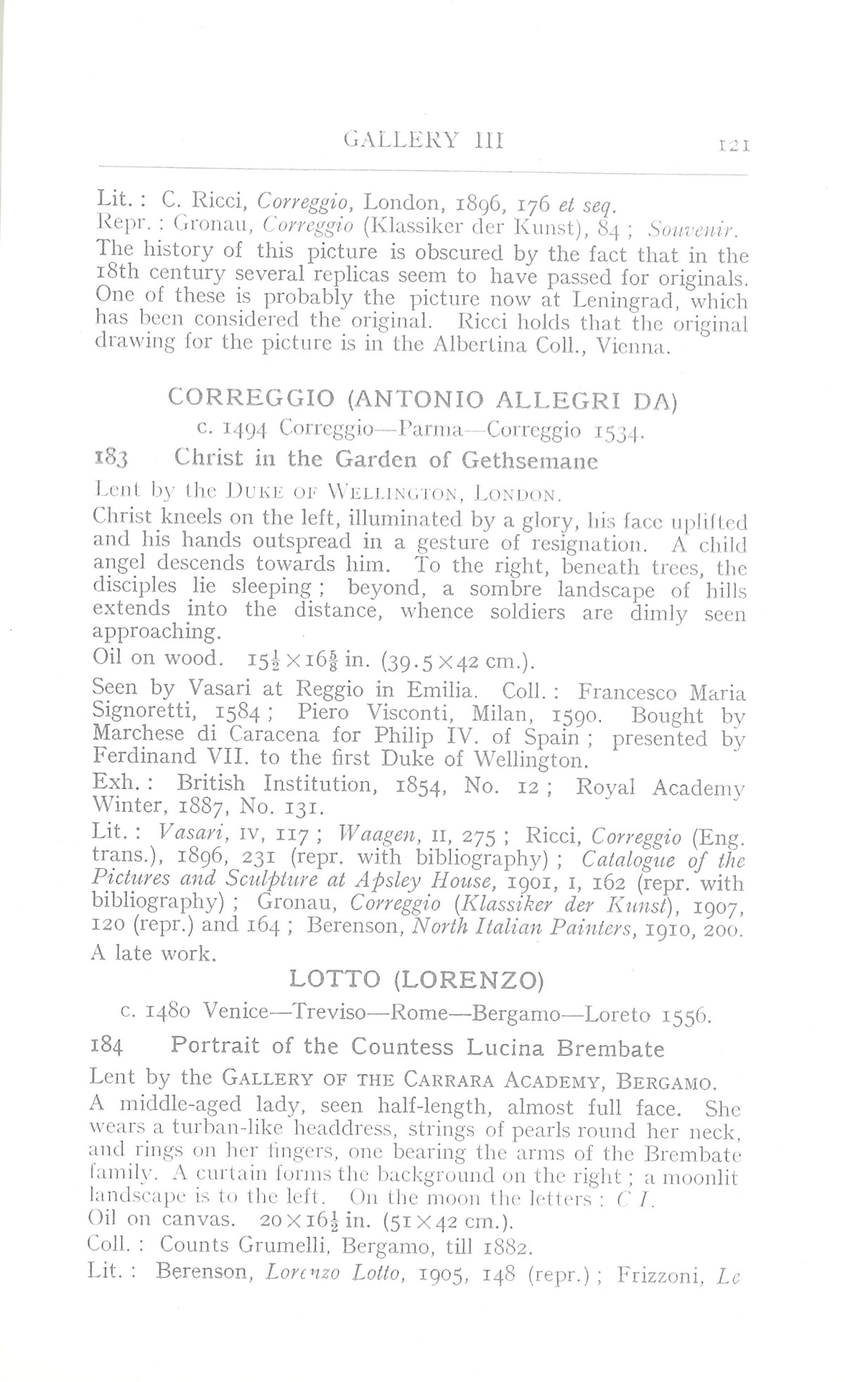 Page 125 of 1930 - Exhibition of Italian Art 1200-1900