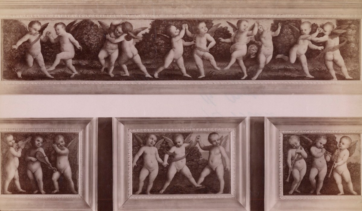 Fratelli Alinari Editori (Florence), Photograph of 'Amorini che danzano e cantano' attributed to Gaudenzio Ferrari