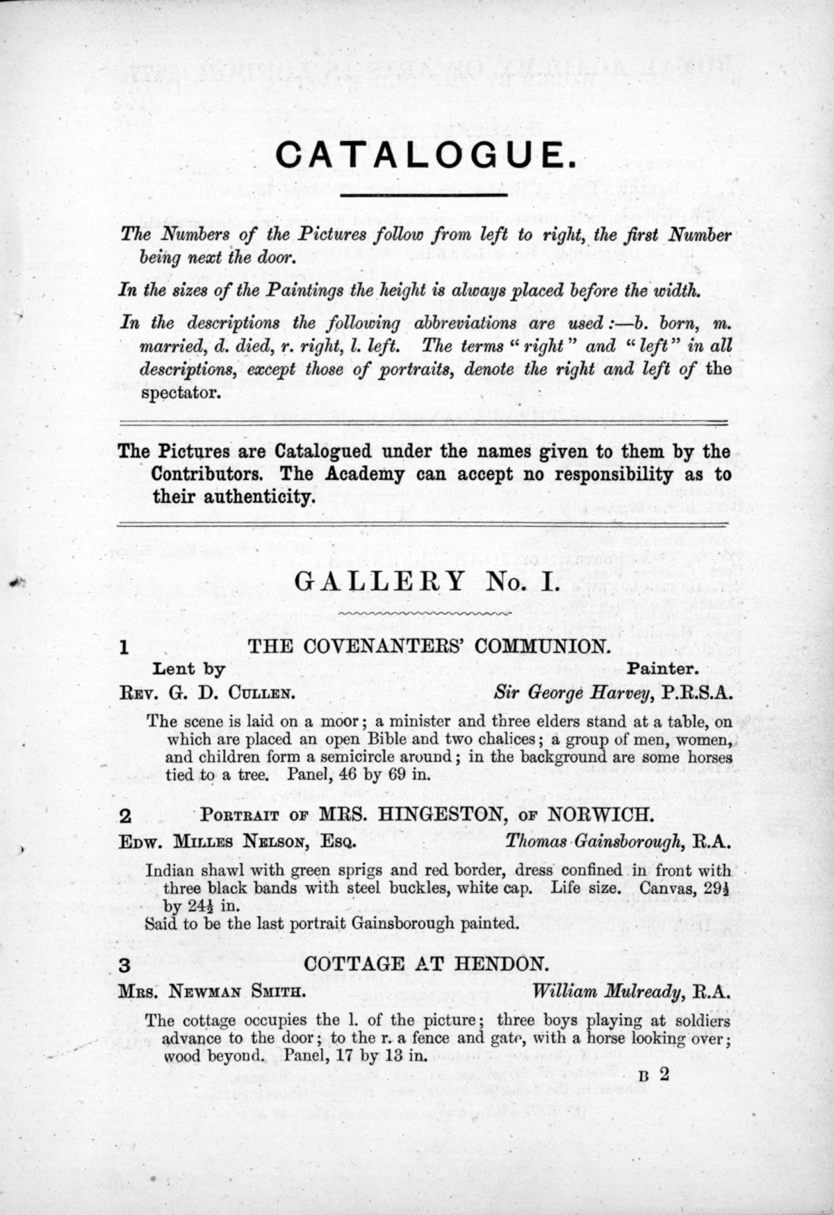 Page 3 of 1877 - Old Masters and deceased masters of the British School