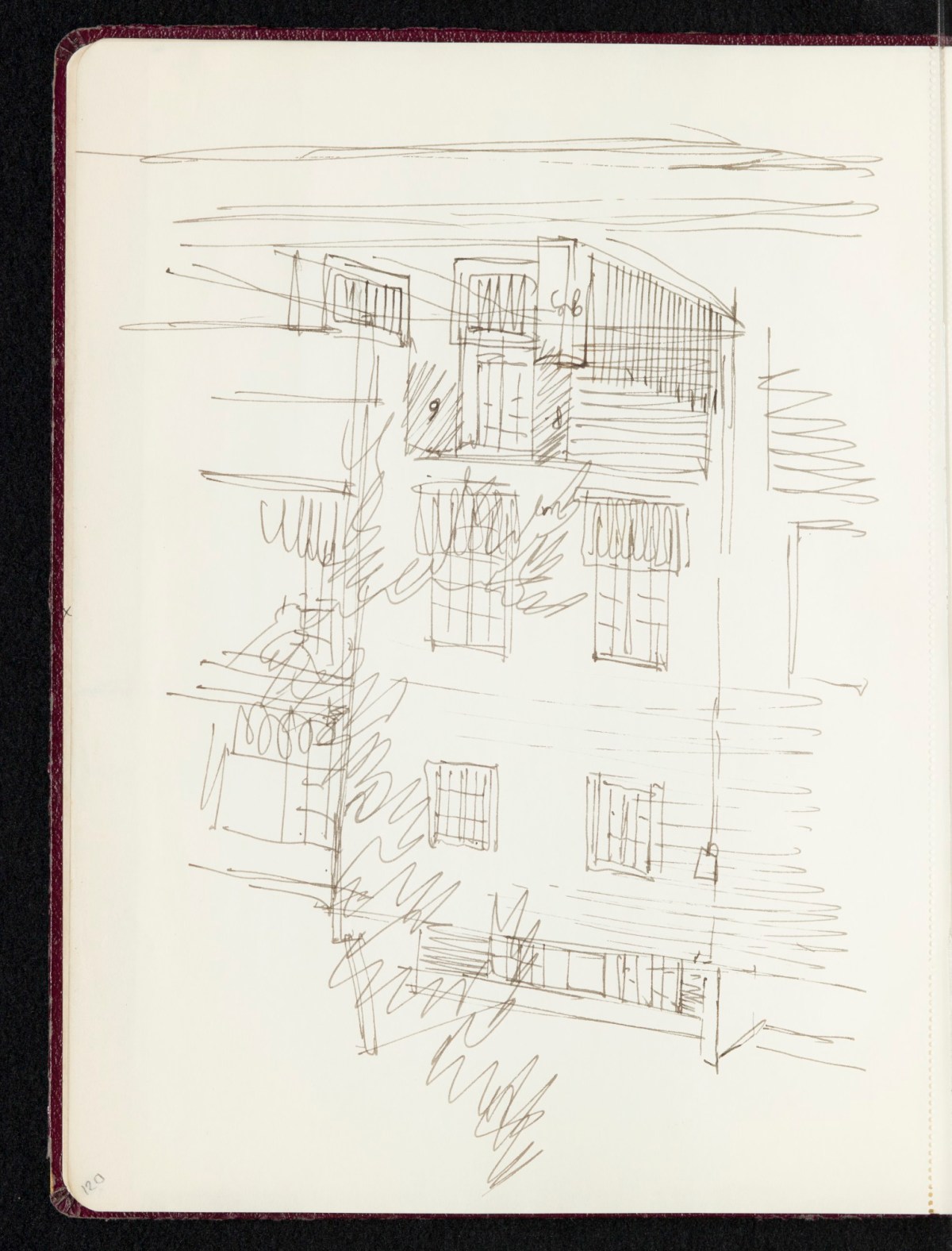 Sir Hugh Casson PRA, Sketchbook with designs and notes