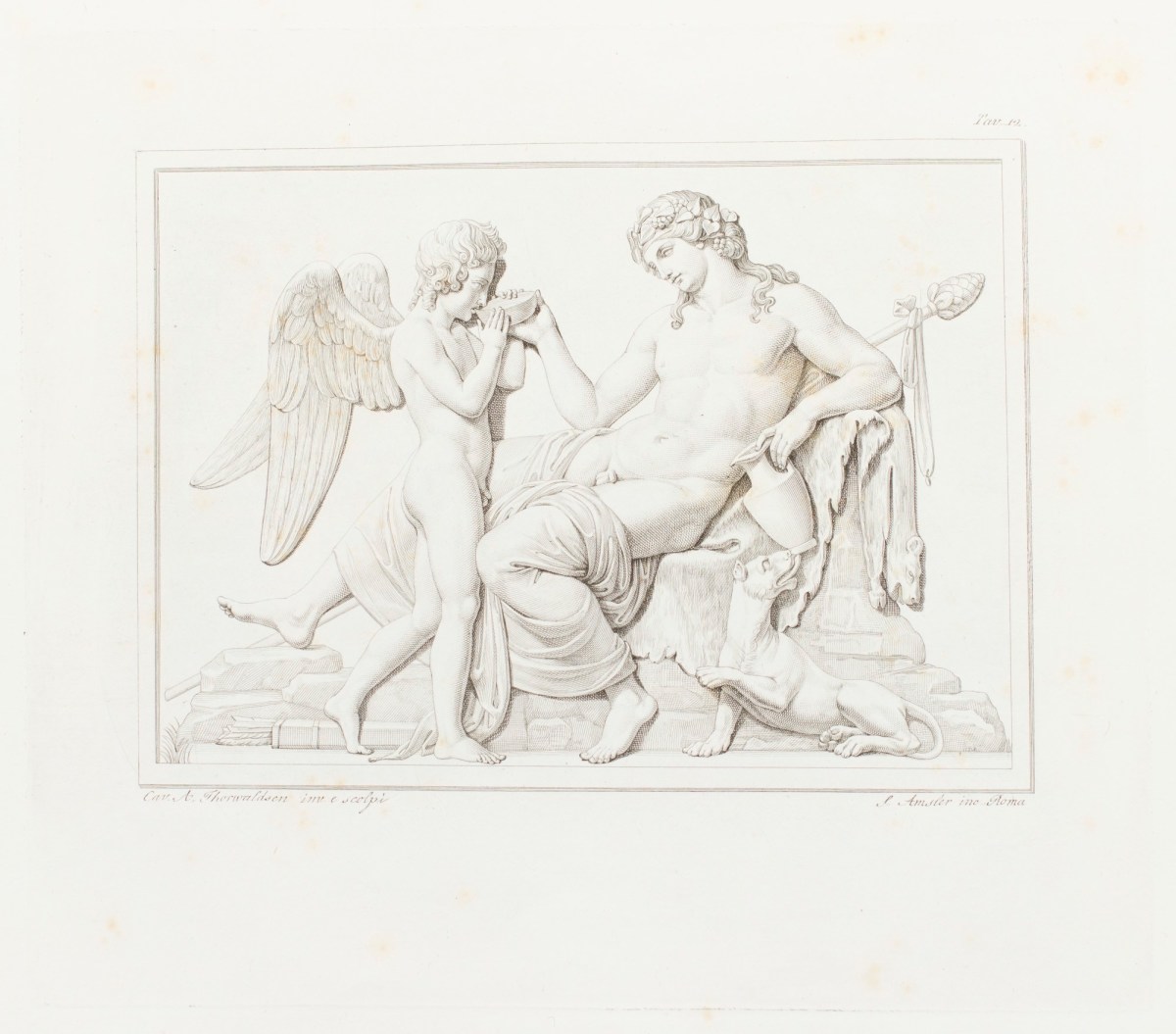 Bertel Thorvaldsen, 'Bacco che da da bere ad Amore.'