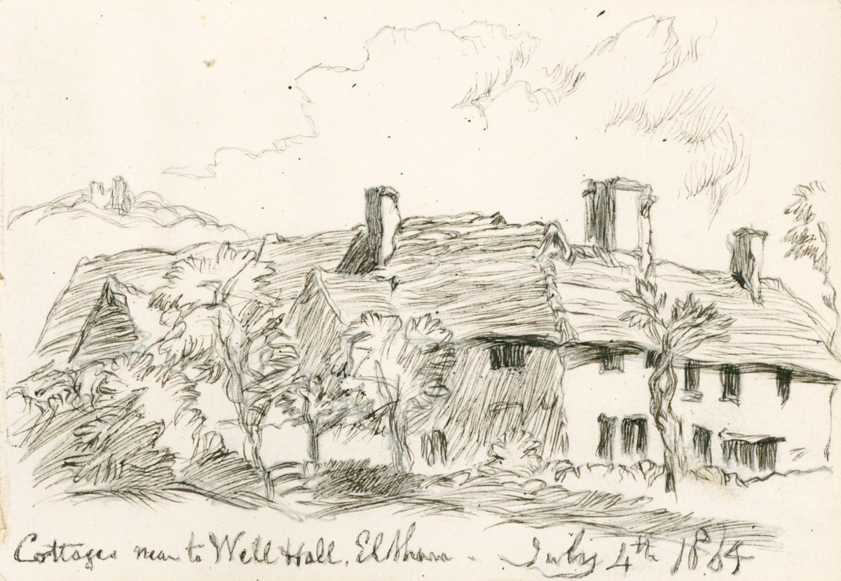Sir John Gilbert RA, Cottages near to Well Hall