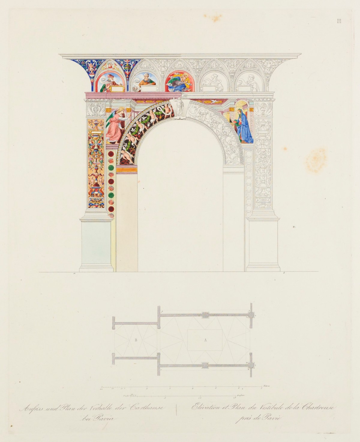 Various, 'The principal Front of the Vestibule.'