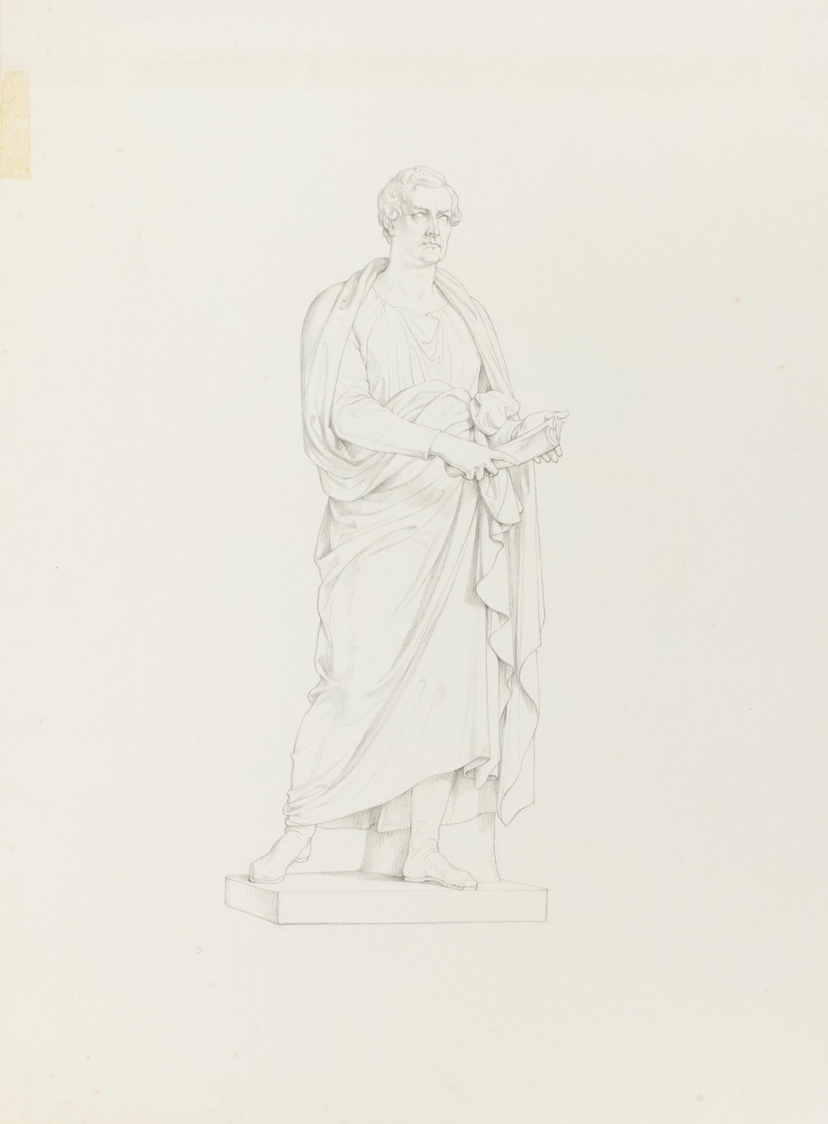 Paolo Guglielmi, Study after Gibson's statue of Sir Robert Peel