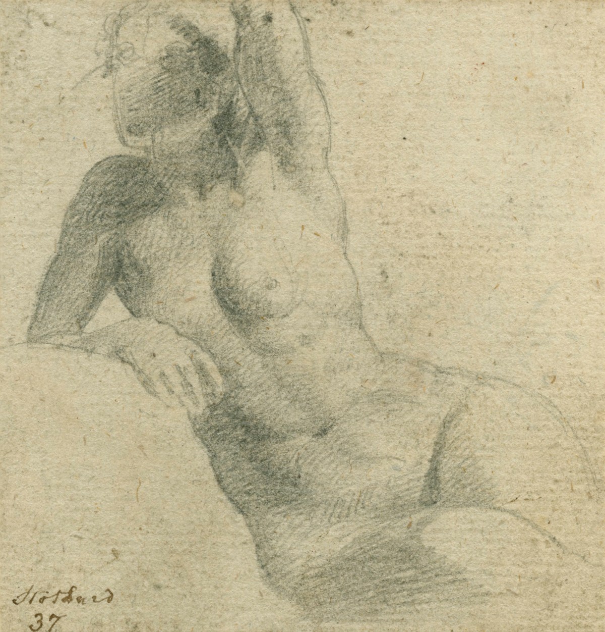 Thomas Stothard RA, Seated female nude