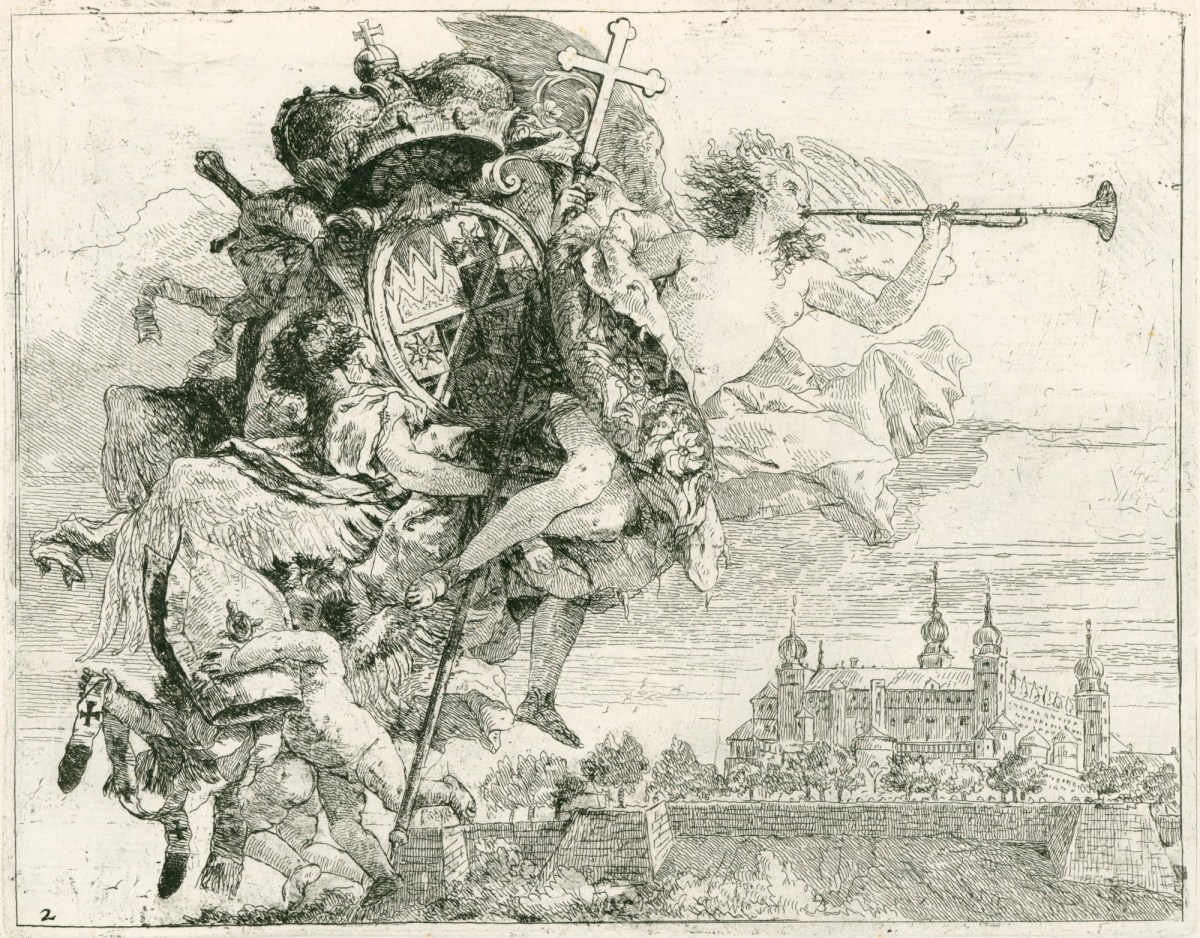 Giandomenico Tiepolo, Ide'e Pittoresche Sopra La Fugga in Egitto di Giesu, Maria e Gioseppe Opera inventata, ed incisa da me Gio: Domenico Tiepolo in Corte di detta Sua Altessa Reverendissima &c &c.