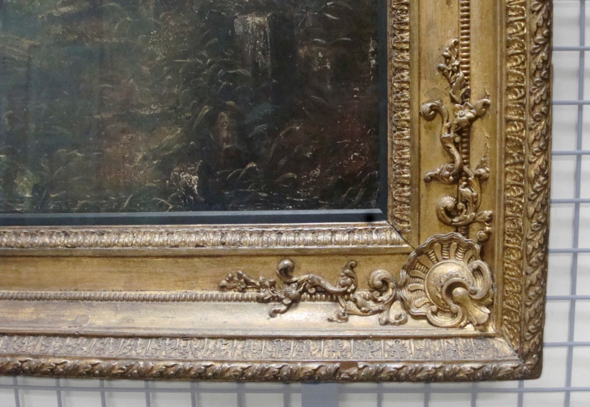 Samuel & Allen Woodburn - London, Frame for John Constable RA 'A Boat passing a Lock'