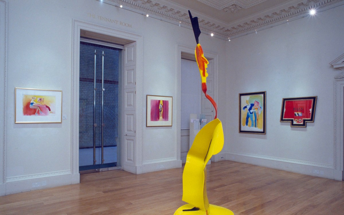 Marcus Leith, Allen Jones RA: Watercolours exhibition installation photographs
