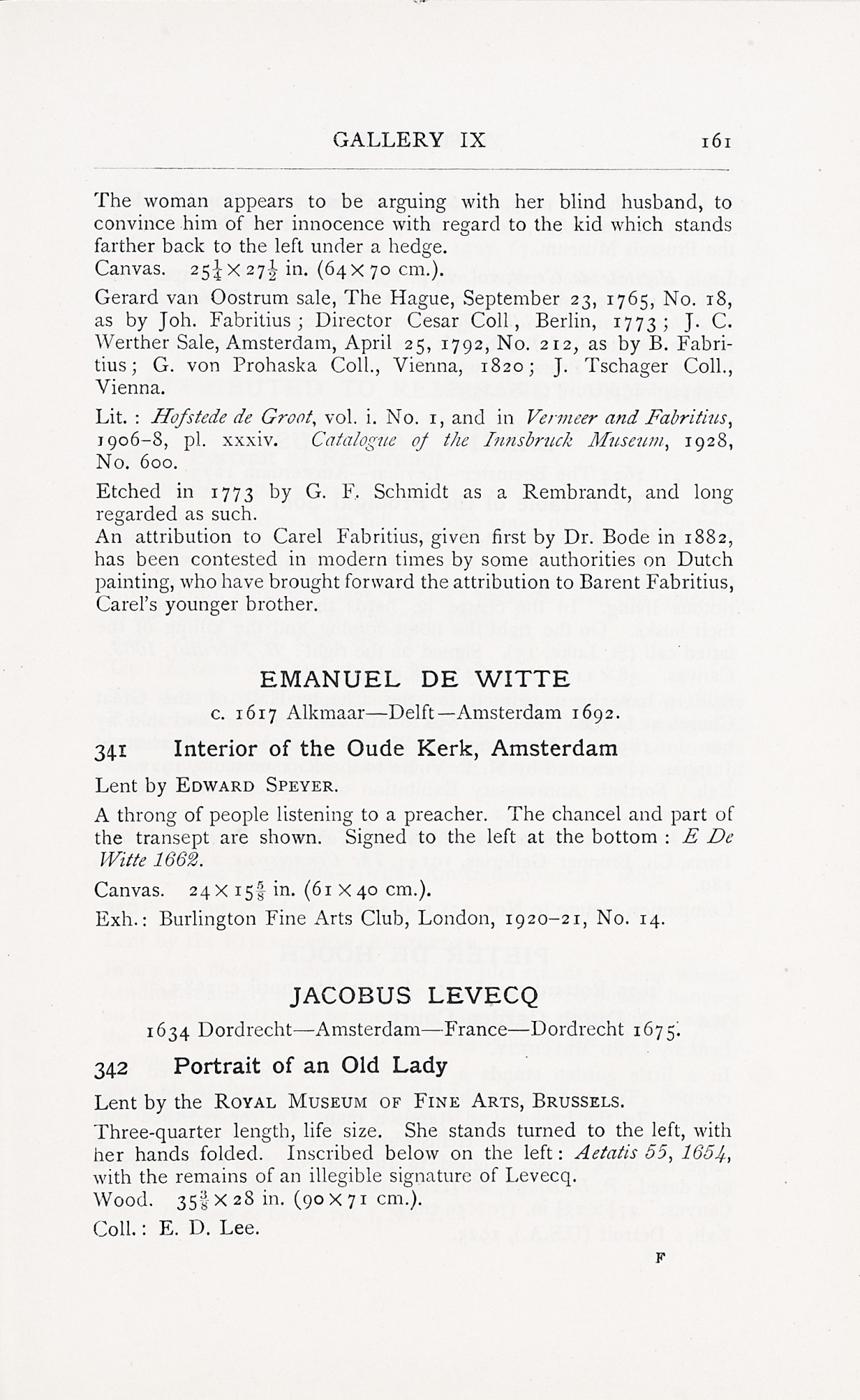 Page 165 of 1929 - Exhibition of Dutch Art 1450-1900