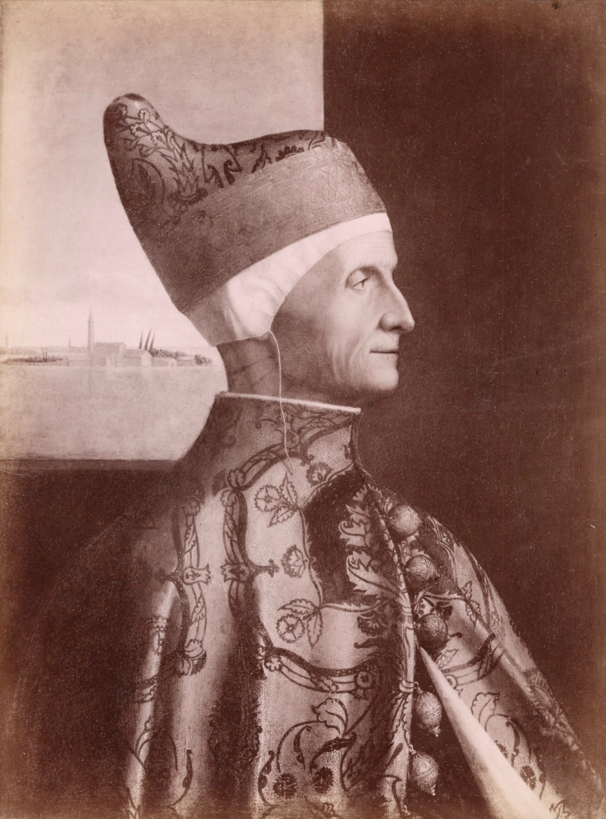 Fratelli Alinari Editori (Florence), Photograph of a painting 'Ritratto di un doge' 16th century, Venetian School