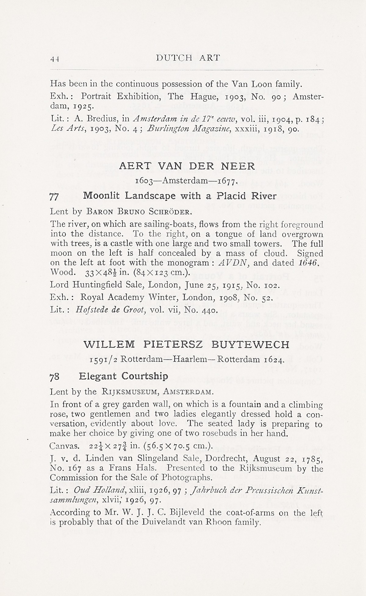 Page 48 of 1929 - Exhibition of Dutch Art 1450-1900