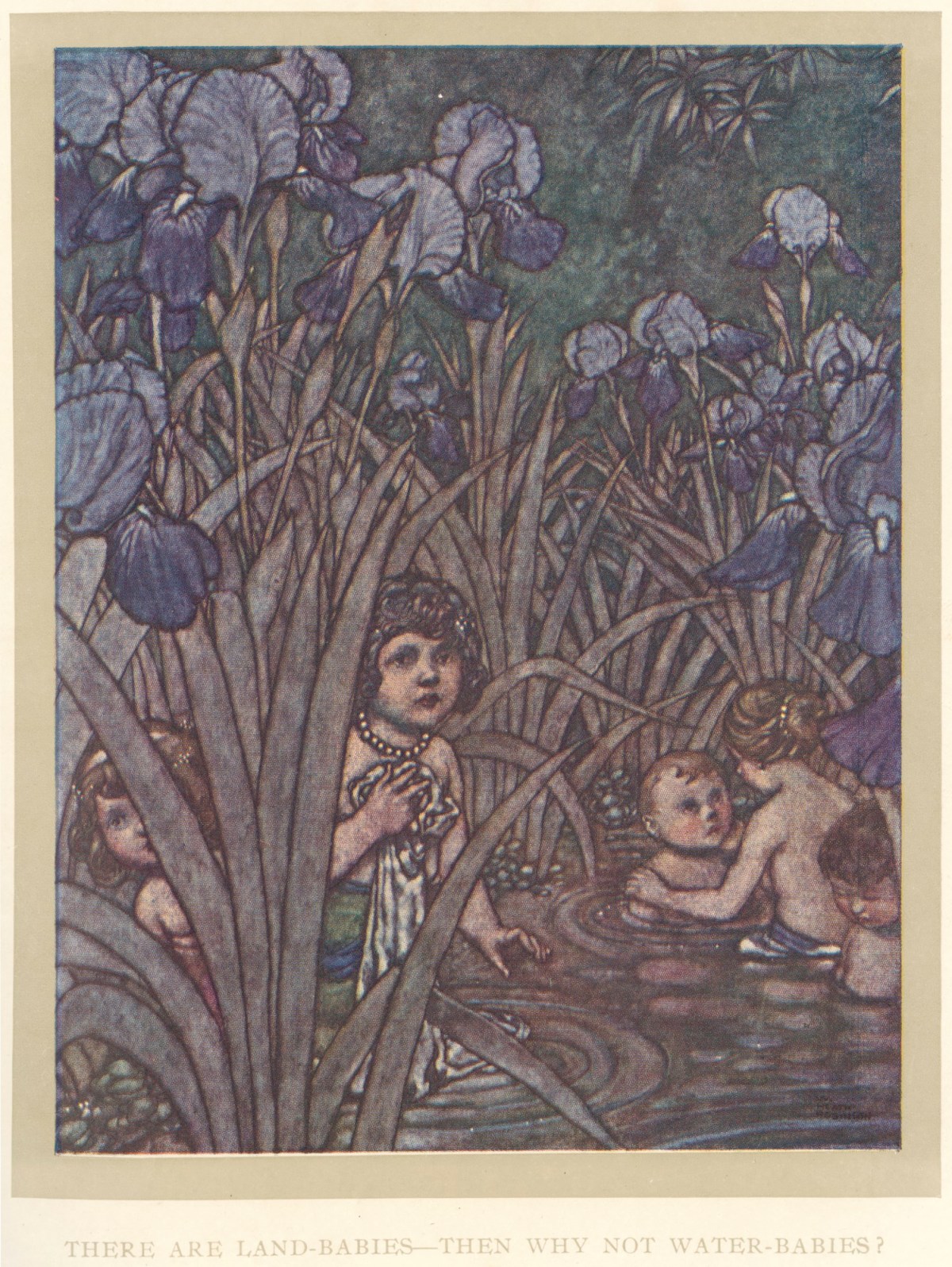 William Heath Robinson, 'There are land-babies - then why not water-babies?'