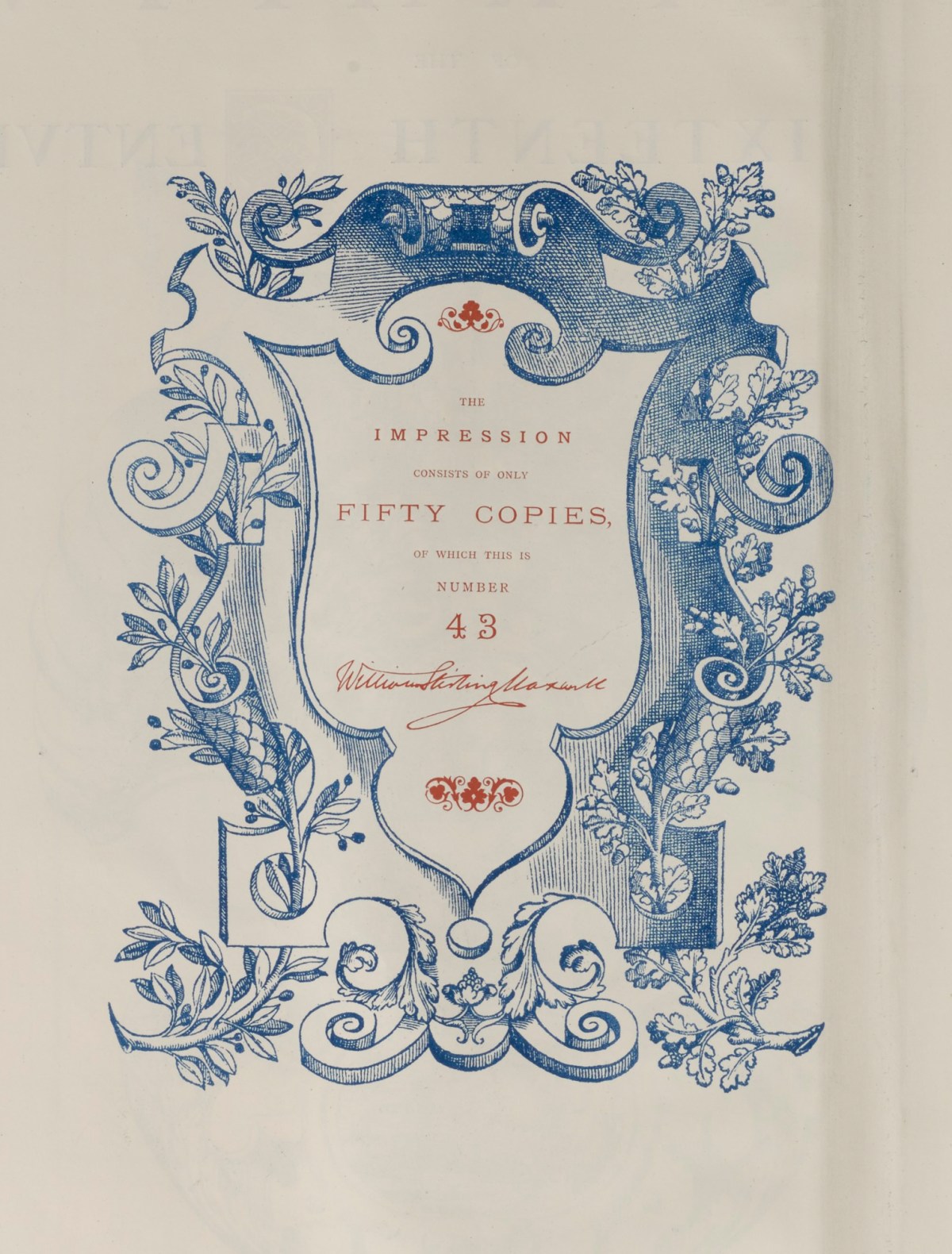 Francesco Marcolini, Border, verso of title-page