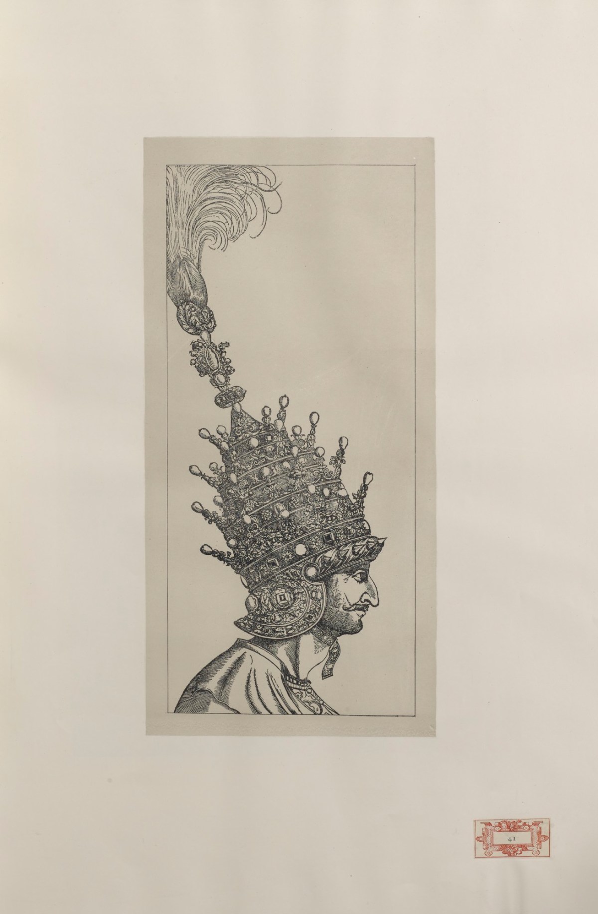 Unknown artist, Portrait of Sultan Solyman I, or the Magnificent.