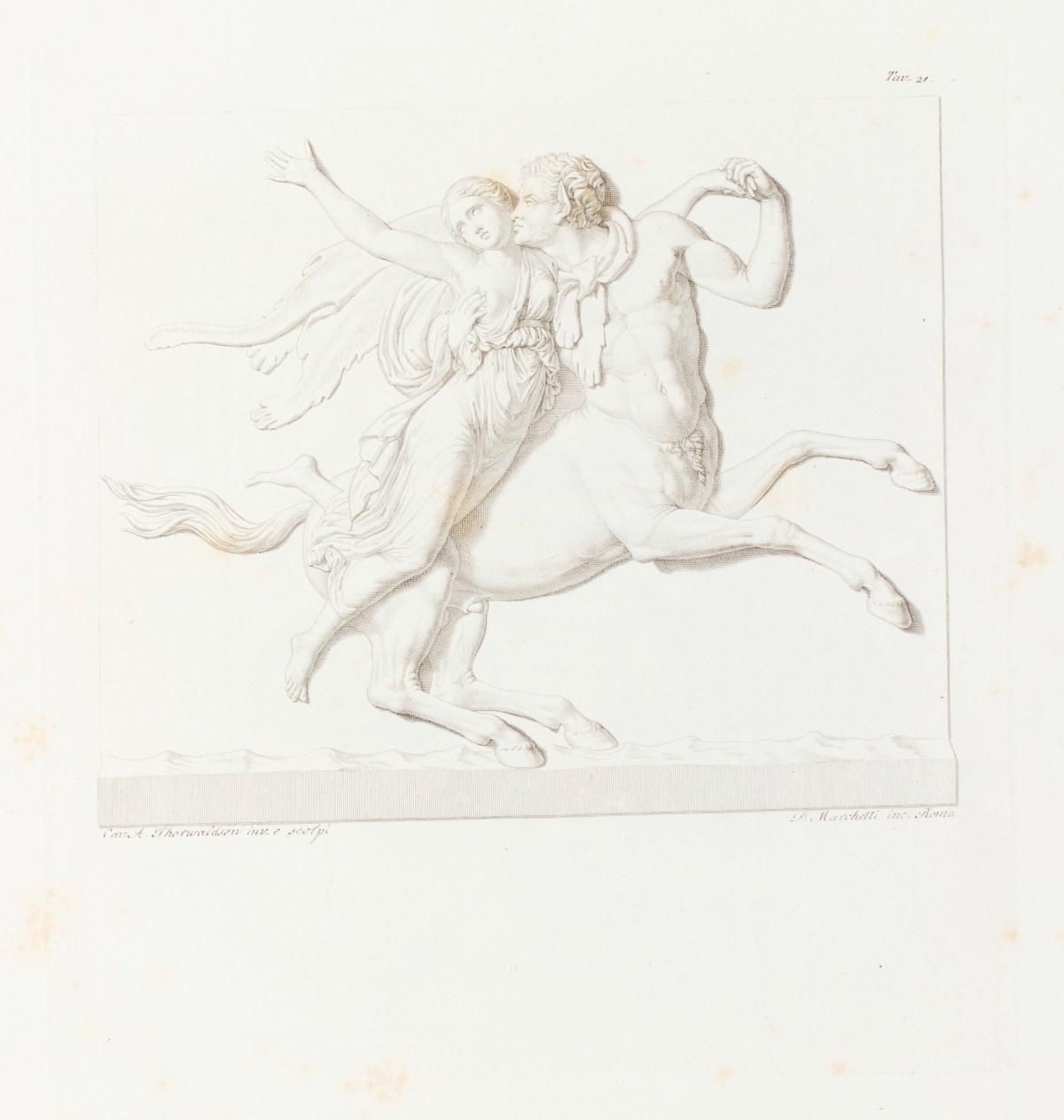 Bertel Thorvaldsen, 'Nesso e Dejanira.'