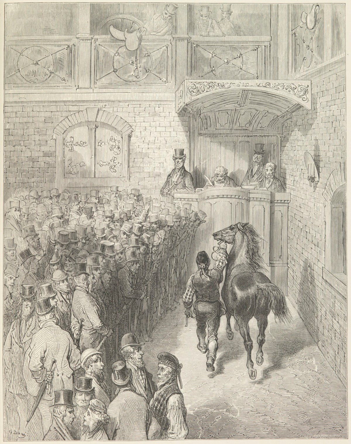 Gustave Doré, A Sale at Tattersall's
