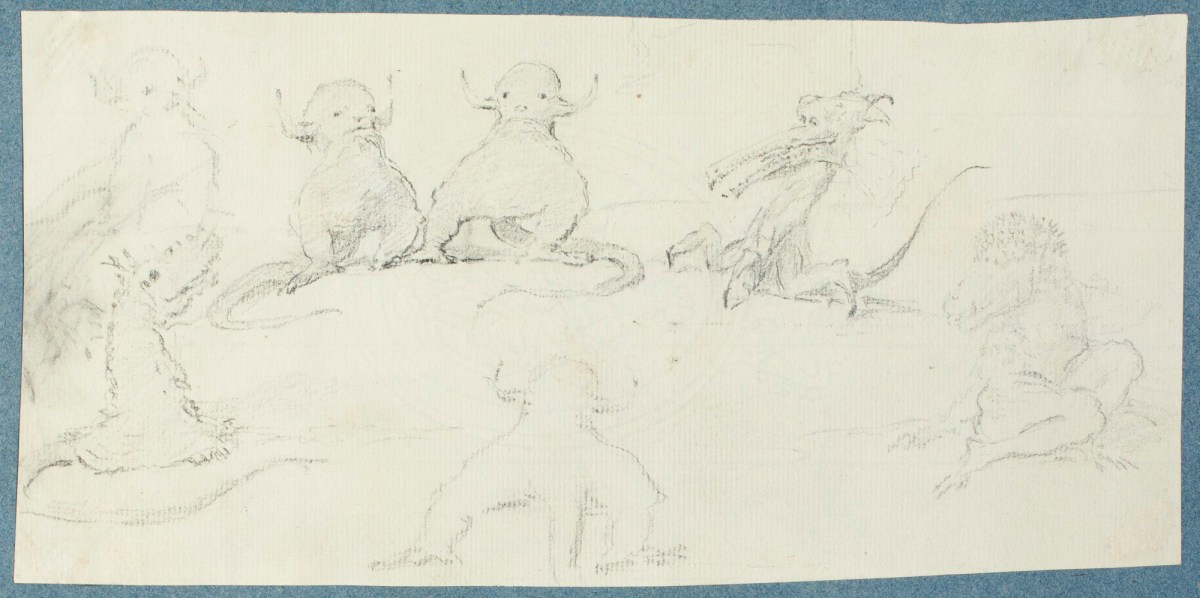 George Dance RA, Imaginary creatures