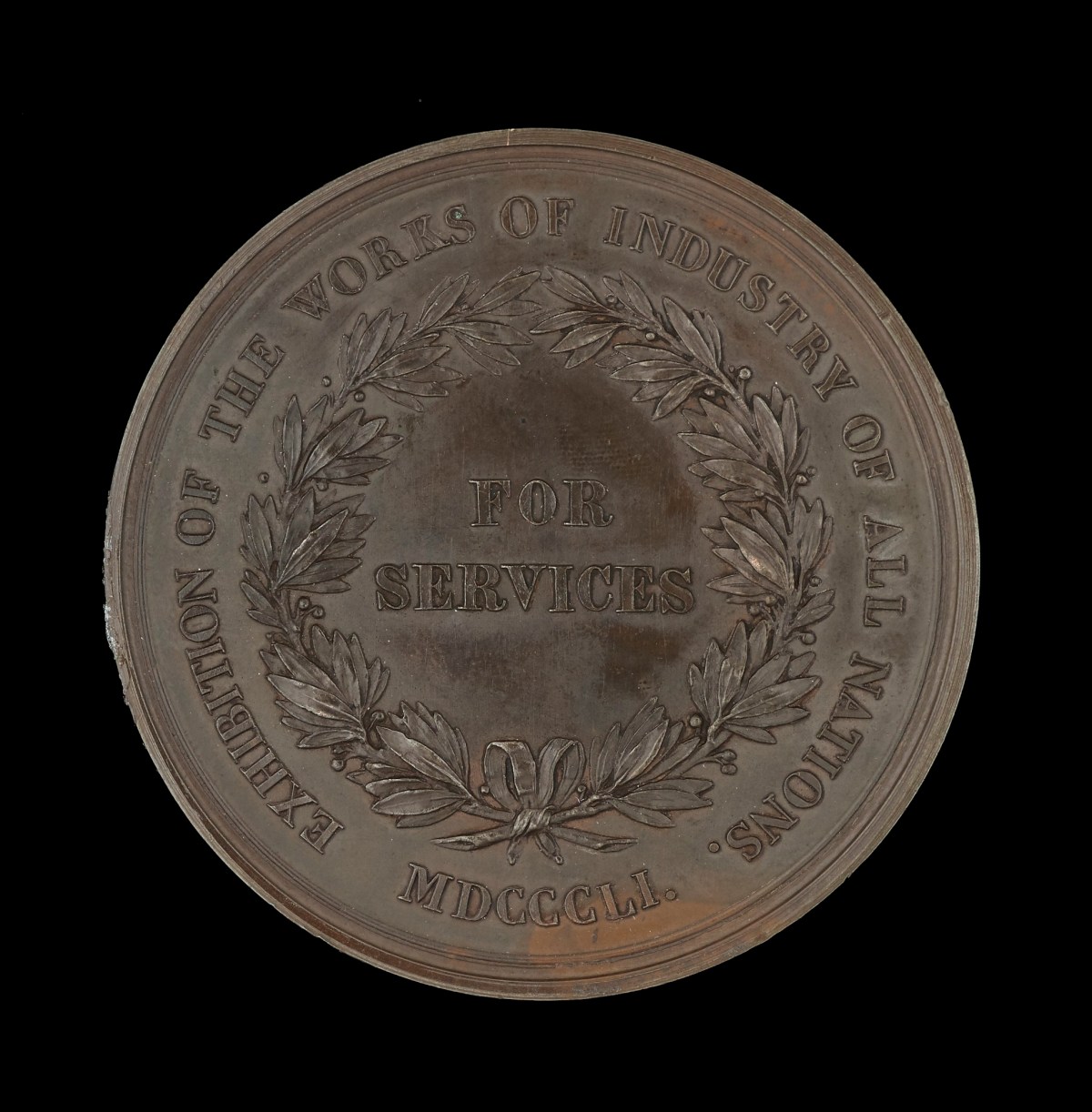 William Wyon RA, John Gibson R.A. commemorative medal (bronze)
