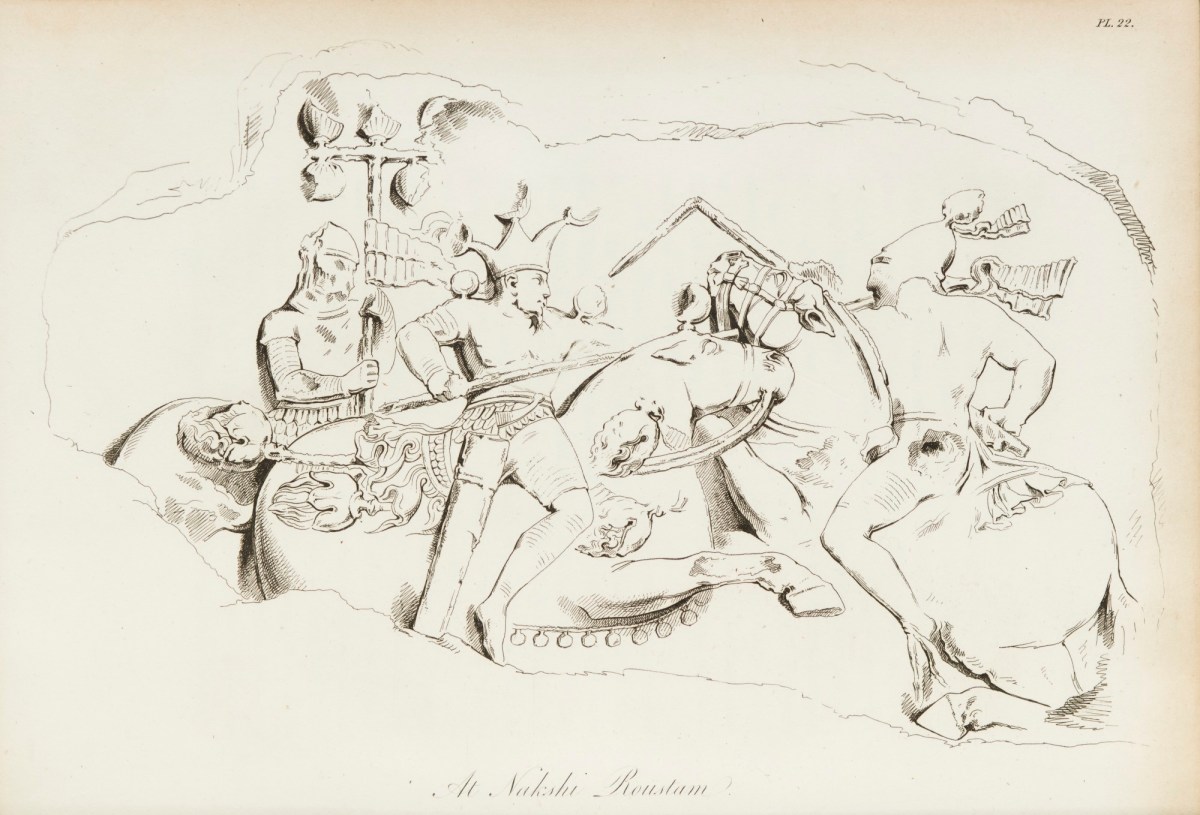 Sir Robert Ker Porter, Bas-relief representing the victory of Shapur II aganist the Romans