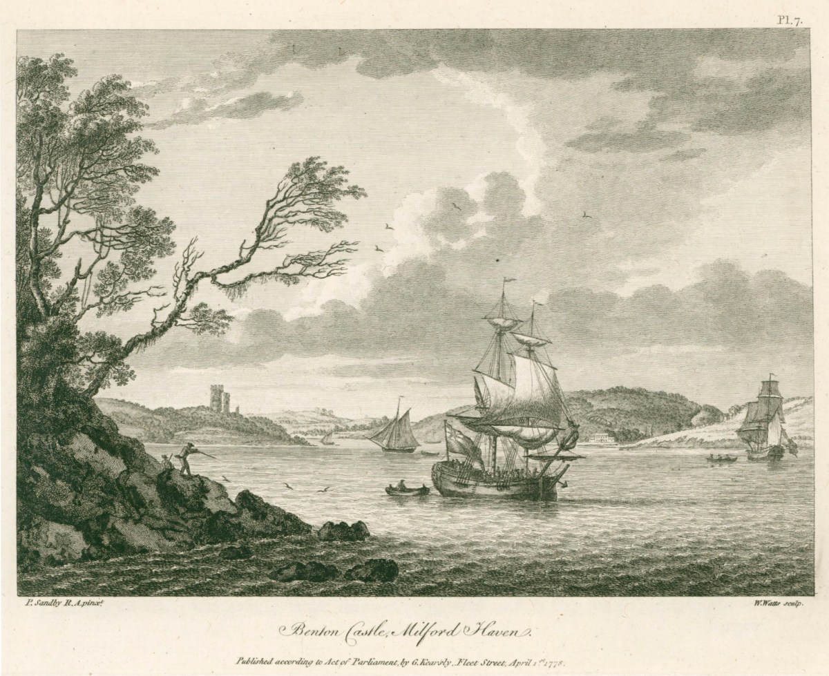 Paul Sandby RA, Benton Castle, Milford Haven