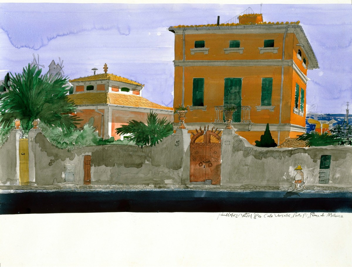 Paul Hogarth RA, Calle de Versalles, Porto Pi, Palma de Mallorca