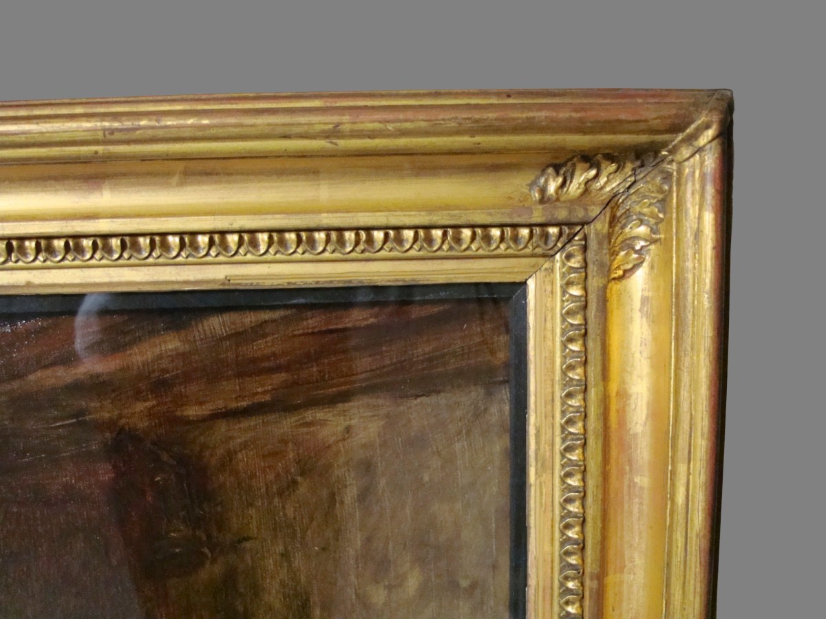 Unknown, Frame for John Saymour Lucas RA 'News from the Front'