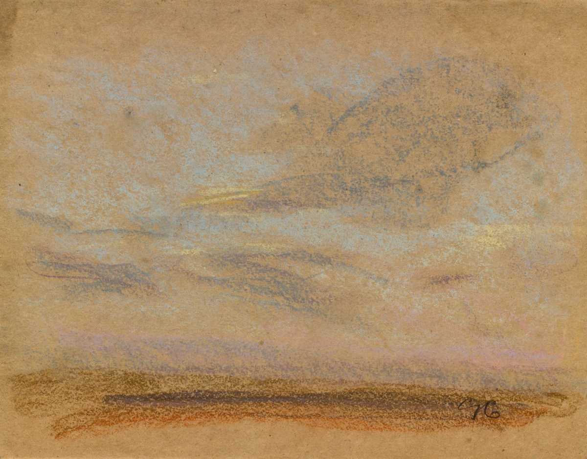 Sir George Clausen RA, Landscape colour study